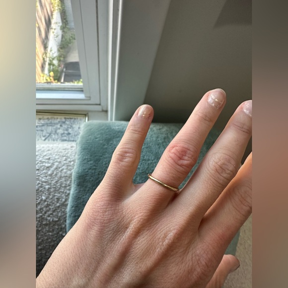 Vintage 14k Gold Band size 5 - Picture 6 of 7